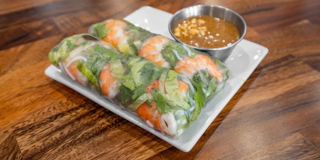Grilled Shrimp Summer Rolls