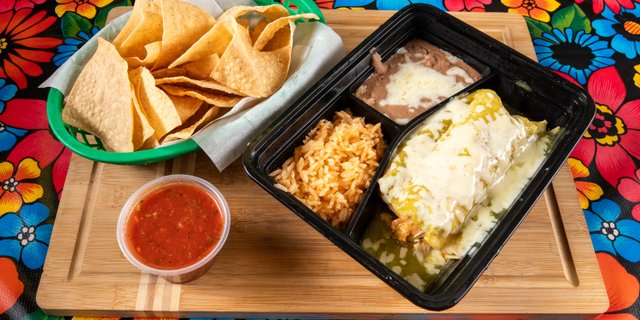 Green Chicken Enchiladas