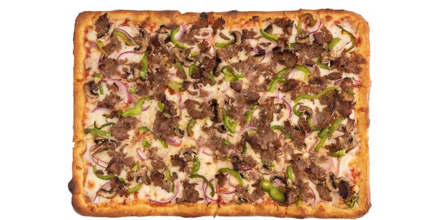 Philly Steak Sicilian Pizza (Square)