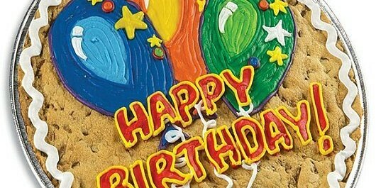 Chocolate Chips Birthday Cake