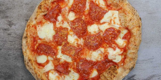 Spicy Salami Pizza