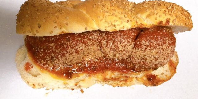 Homemade Meatballs Sandwich