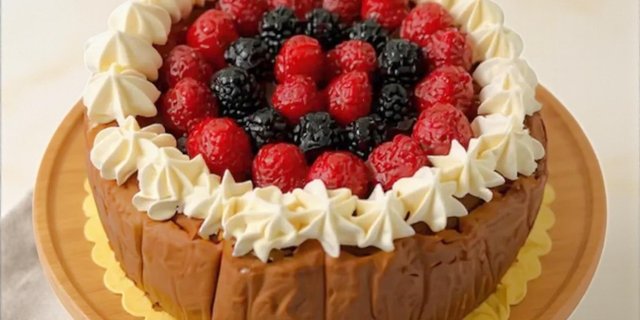 Double Berry Mascarpone Cheesecake