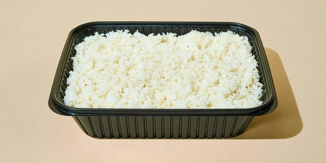 White Rice Tray