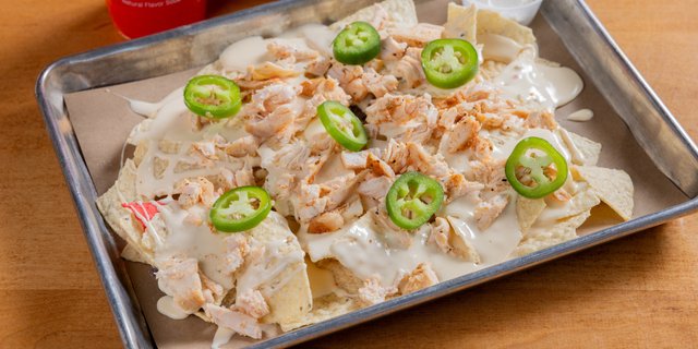 Pulled Chicken Nacho Bar