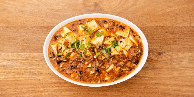 mapo tofu w/ mushrooms