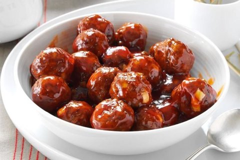 BBQ & Bourbon Beef Meatballs (Dairy-Free)