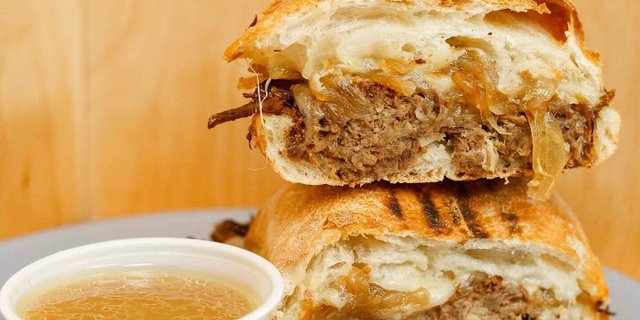 French Onion French Dip Sandwich