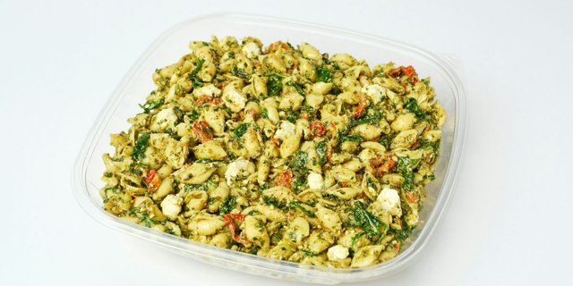 Basil Pesto Shells