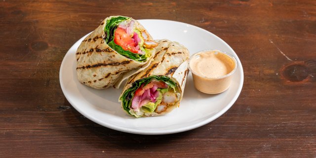 Fried Shrimp Po'Boy Wrap Tray
