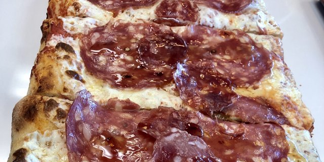 Spicy Soppressata Square Pizza