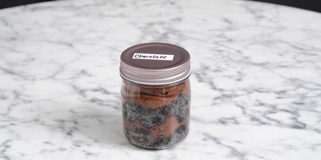 Triple Chocolate Cake Jar