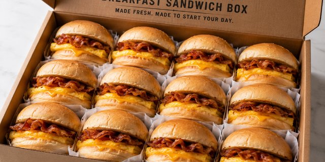 Bacon Breakfast Sandwich Box