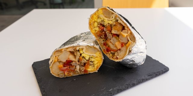 Vegetarian Breakfast Burrito