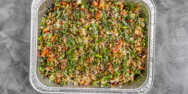 Beyond Basil Fried Rice Platter