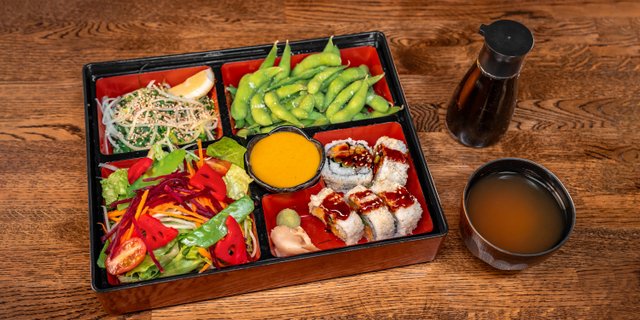 Vegetarian Sushi Bento Box