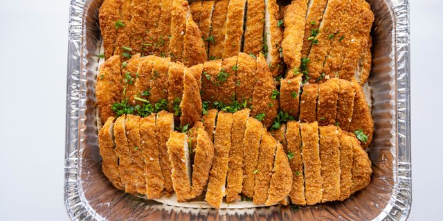 Vegan Cream Chop Tray