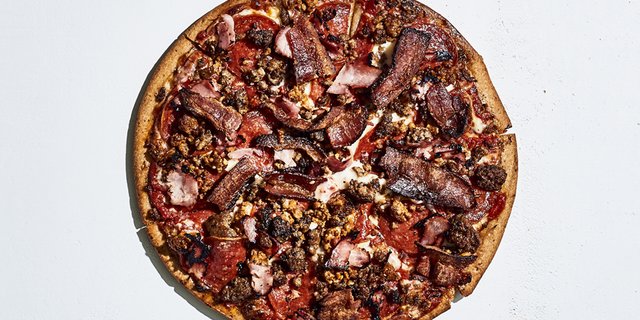 Gluten-Free Mighty Meaty Pizza