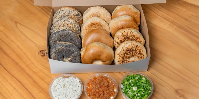 Two Dozen Bagels & Schmear Box