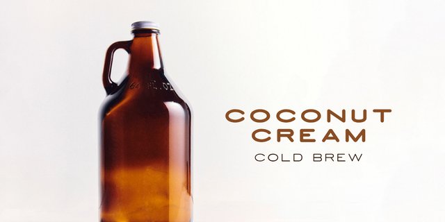 Coconut Cream Cold Brew Growler
