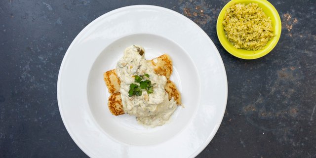 Chicken Crepas Poblanas