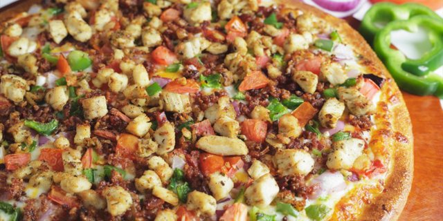 Chicken Bacon Ranch Pizza