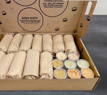 Chicken, Bacon, & Guac Cold Wrap Group Boxes