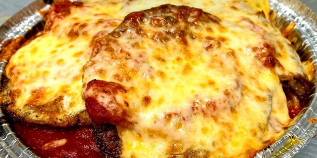 Eggplant Parm & Spaghetti