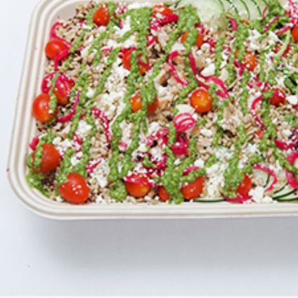 Power Pesto Chicken Bowl Tray