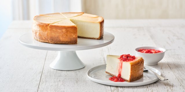 Whole Strawberry Cheesecake