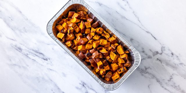 Roasted Sweet Potatoes Tray