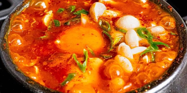 Vegetable Soft Tofu Soup