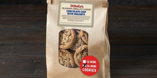 24 Pack of Chocolate Chip With Walnuts Mini Cookies