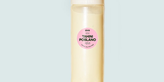 Bottle of Tahini Poblano