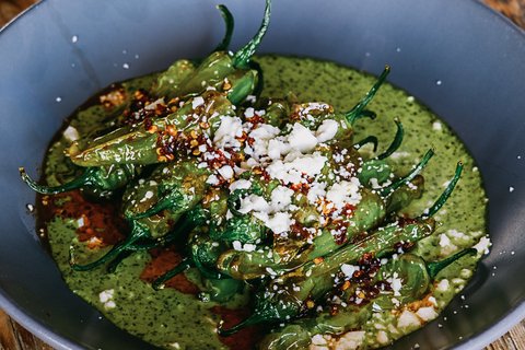 Blistered Shishito Peppers