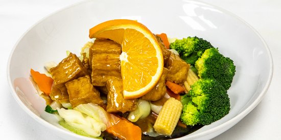 Orange Vegan Tofu