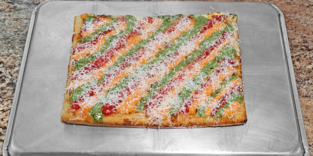 Grandma Rainbow MVP Pizza