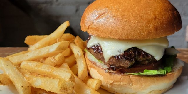 Grass-Fed Smashburger & Fries