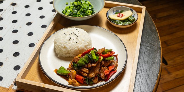 Stir-Fry Pork Belly Bowl