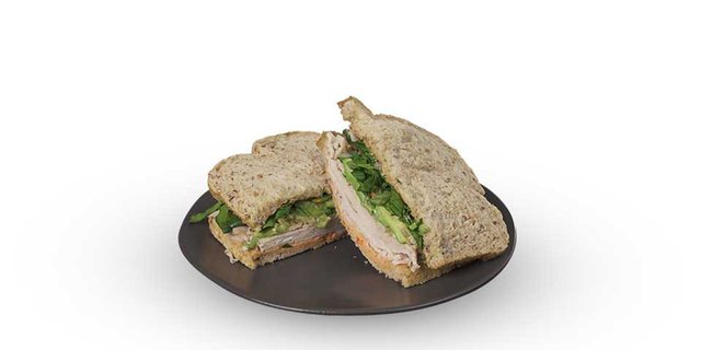 Turkey on Wheat Sandwich