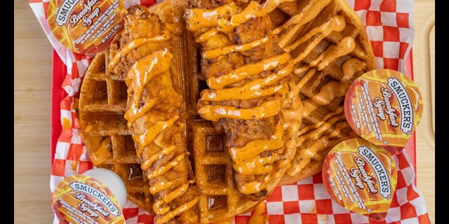 Chicken Tenders & Two Waffles