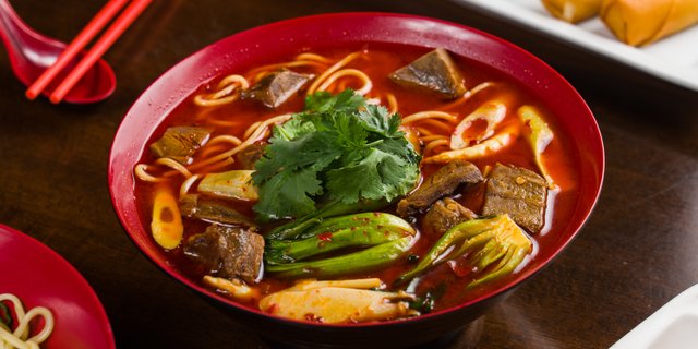 Spicy Beef Noodle Soup