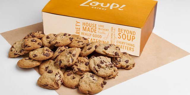Box of Mini Chocolate Chip Cookies