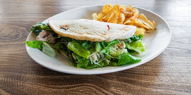 Chicken Caesar Pita Sandwich