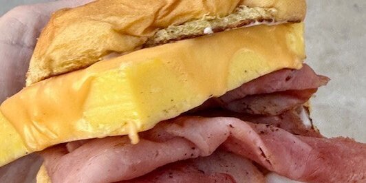 Friendly Ham, Egg N Cheese Sandwich