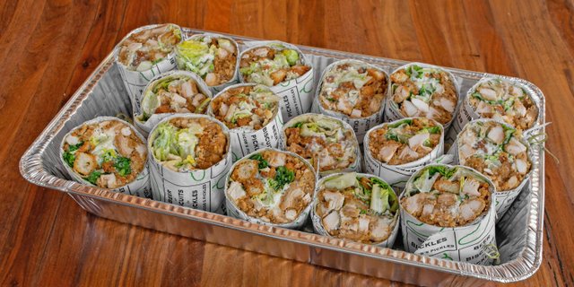 Buttermilk Fried Chicken Caesar Wraps