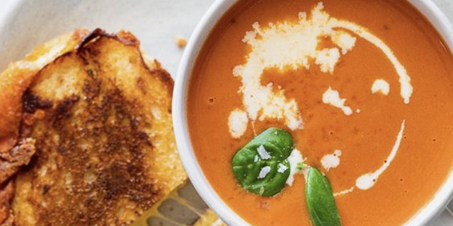Roasted Tomato Soup & Grilled Cheese