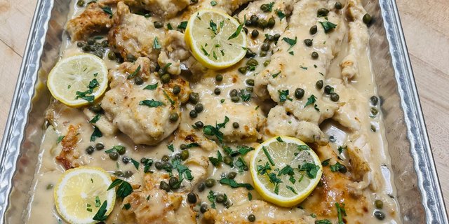 Chicken Piccata Tray