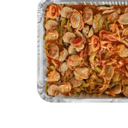 Small Sausage And Peppers With Marinara (Serves 16)