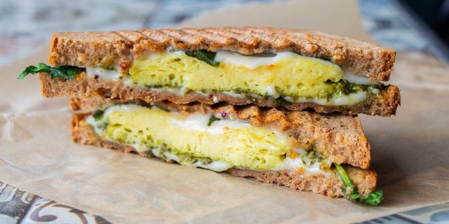 Pesto, Egg & Cheese Sandwich